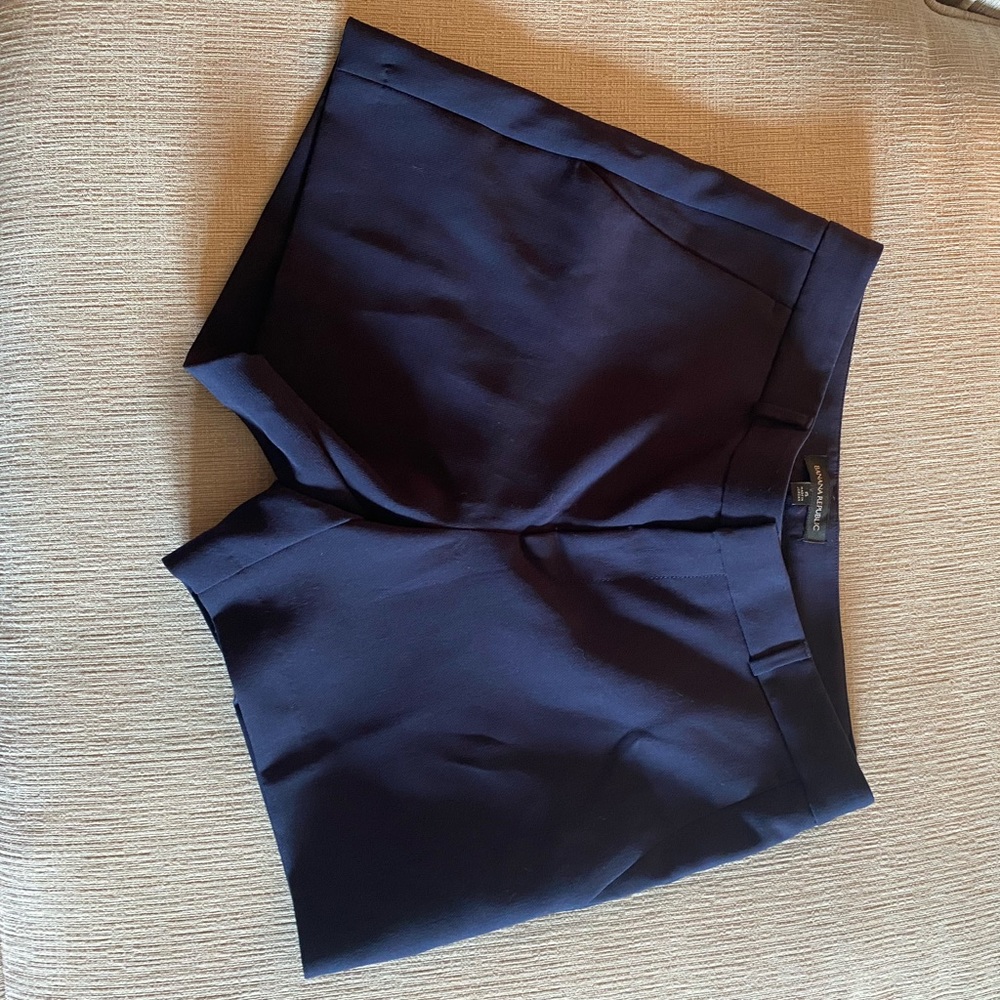 Navy blue banana republic shorts